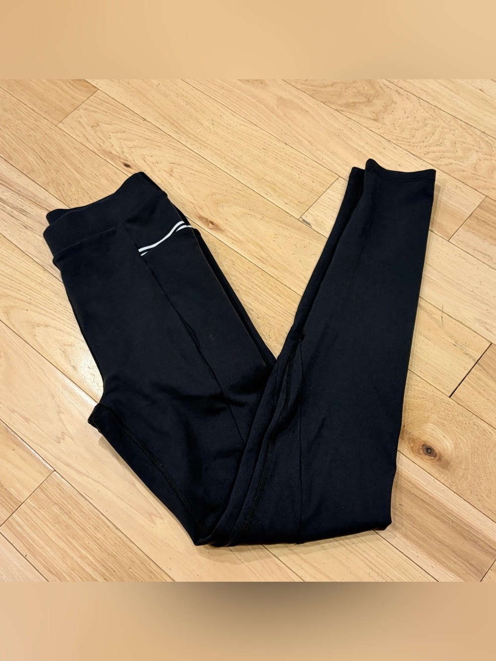Alo Yoga Airbrush High Waist Fast Track Black Leggings Pants Women’s Size Small